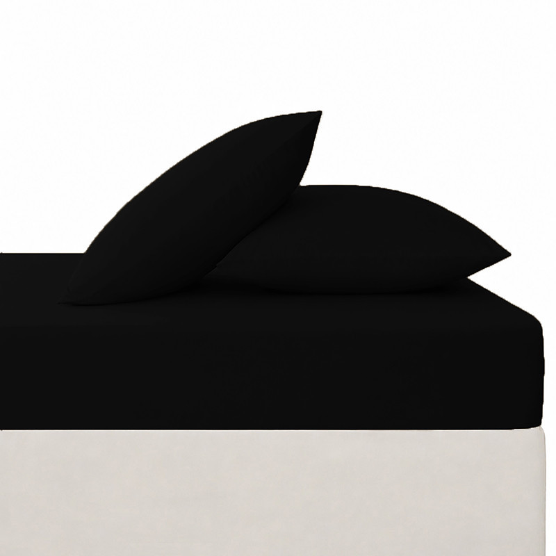 Drap housse satin 180x200cm