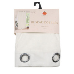 Rideau cotele creme 140x240cm