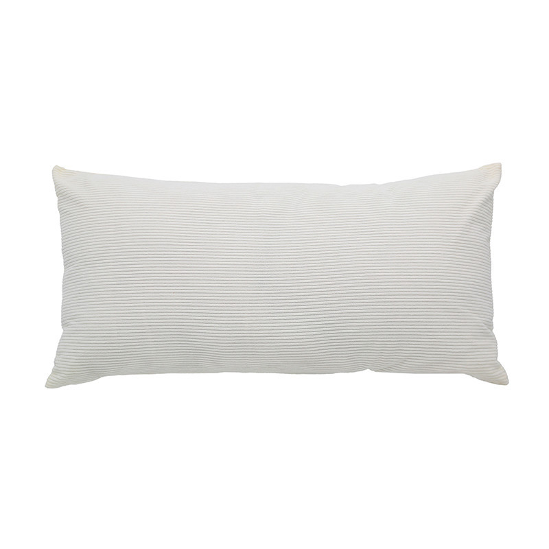 Coussin cotele creme 40x80cm