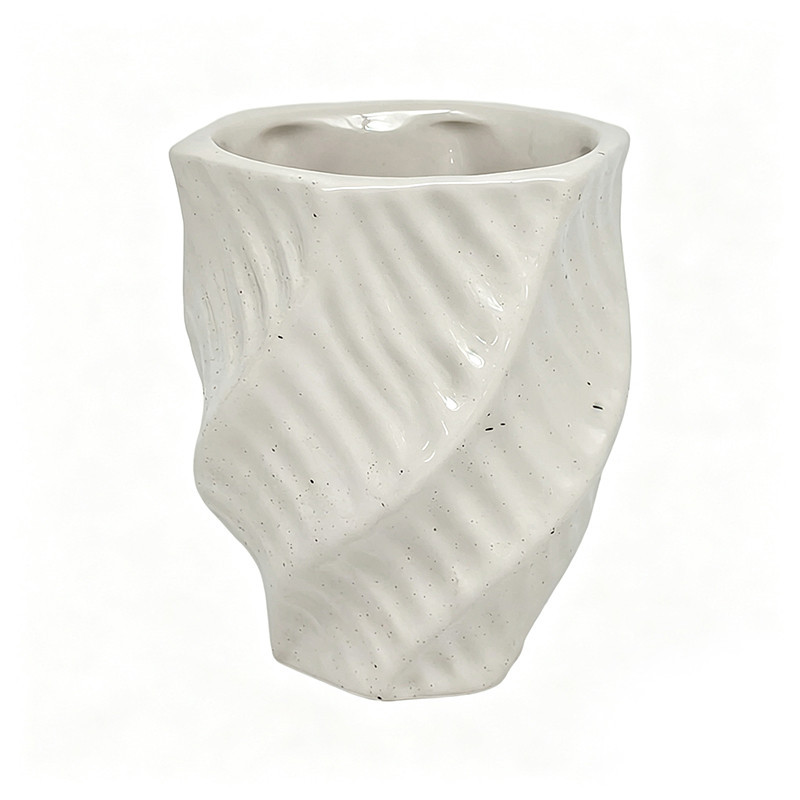 Mug blanc forme organique 300ml