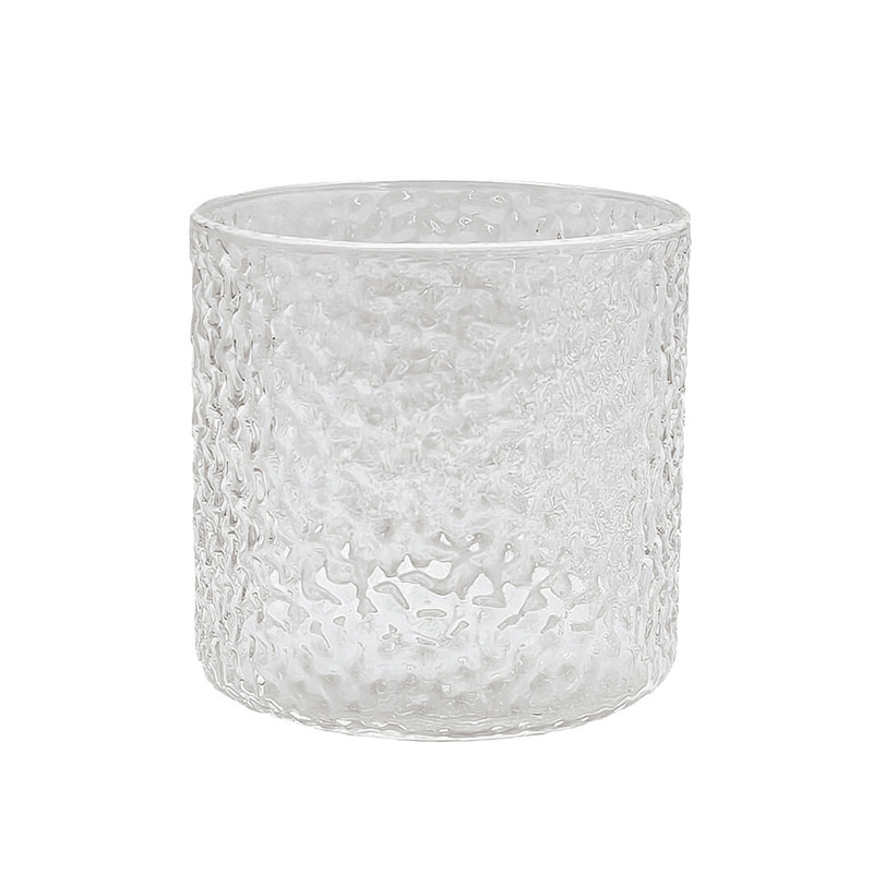 Lot de 4 verres bas martele