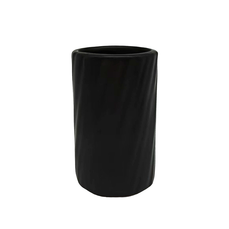 Pot a brosse a dent twist noir