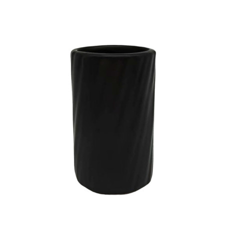 Pot a brosse a dent twist noir