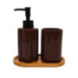 Set de 3 accessoires sdb