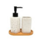 Set de 3 accessoires sdb
