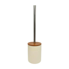 Brosse wc ceramique et bois