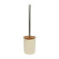Brosse wc ceramique et bois