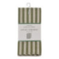 Lot de 2 tochons rayures vertes