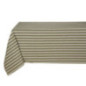 Nappe rayures vertes 140x240cm