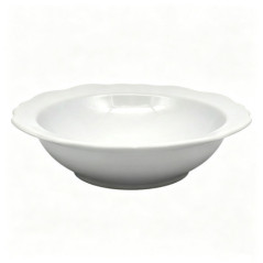 Assiette creuse bord irregulier