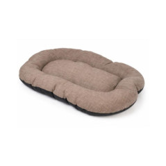 Matelas pour chien noir et taupe