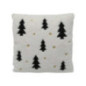 Coussin fourrure sapin 45x45cm