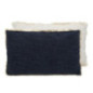 Coussin texture a frange 30x50cm