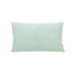 Coussin brode enjoy 50x30cm vert