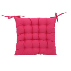 Galette de chaise rose
