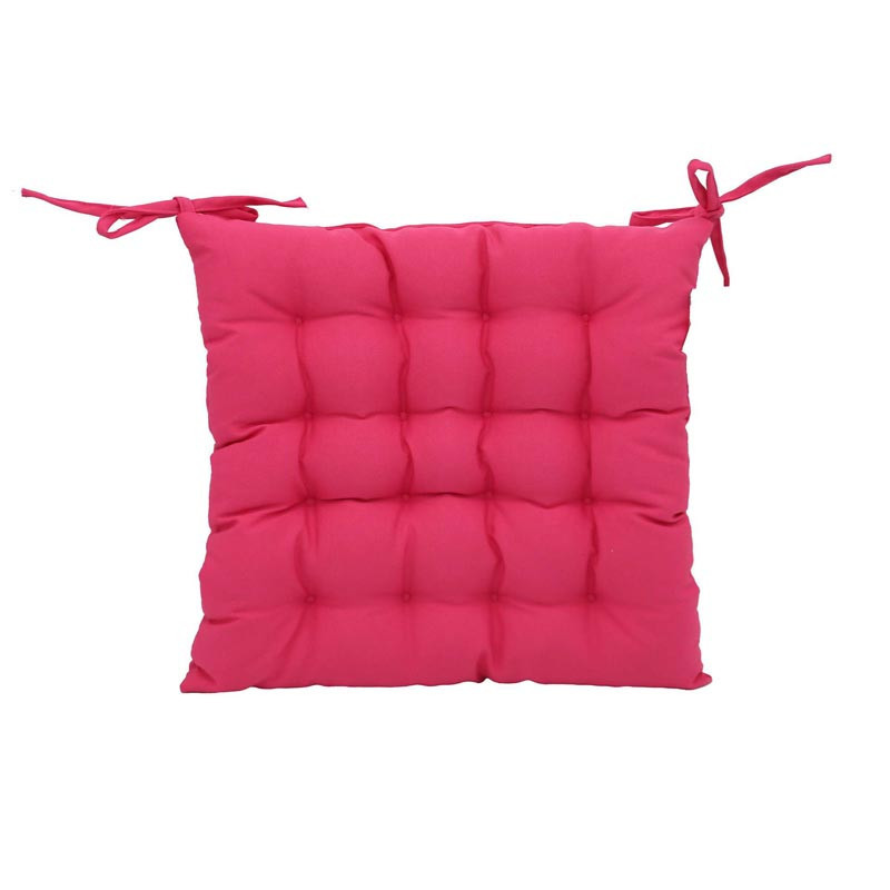 Galette de chaise rose