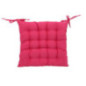 Galette de chaise rose
