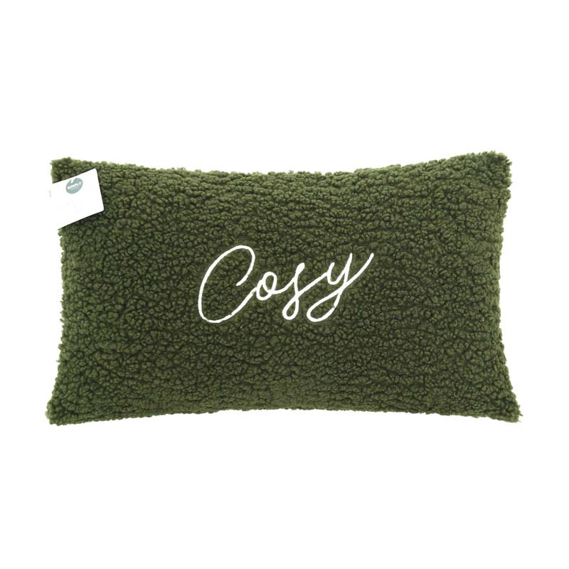 Coussin bouclette cosy