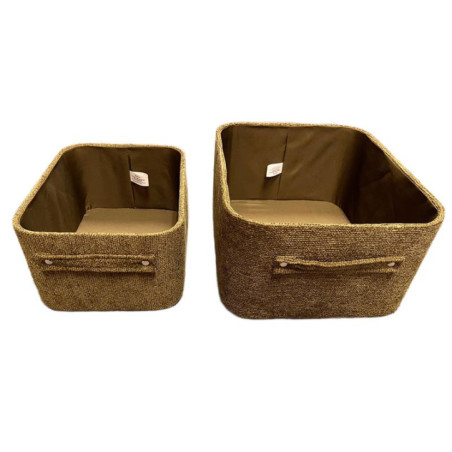 Set de 2 panieres de rangement v