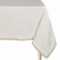 Nappe creme motif sapin