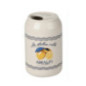 Vase cannette decore d7xh11.5cm