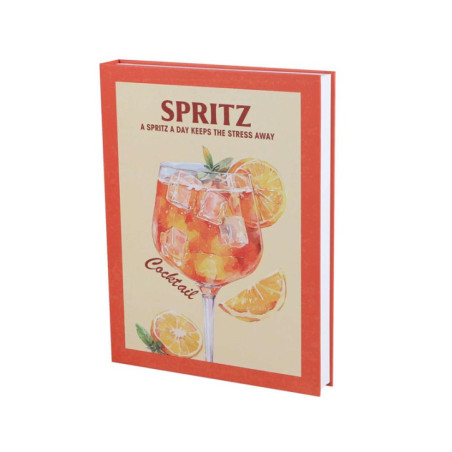 Faux livre coktail drinks