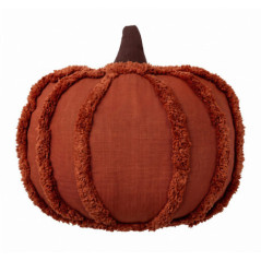 Coussin plat citrouille coton