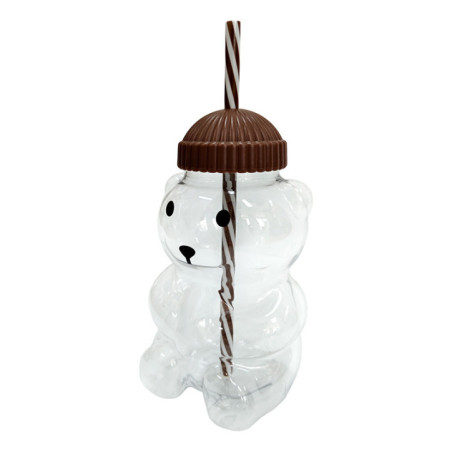 Gourde plastique ourson 500ml