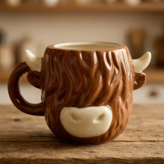 Mug en forme de vache ecossaise