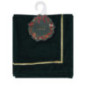 4 serviettes velours vert