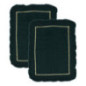 2 sets de table velours vert