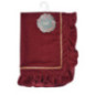 2 sets de table velours burgundy