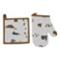 Gant & manique motif ski/mocha