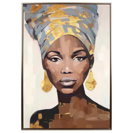 Cadre image femme turban