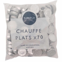 Bougies chauffe plat x70