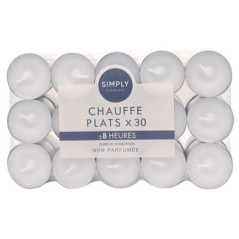 Bougies chauffe plat  8h x30