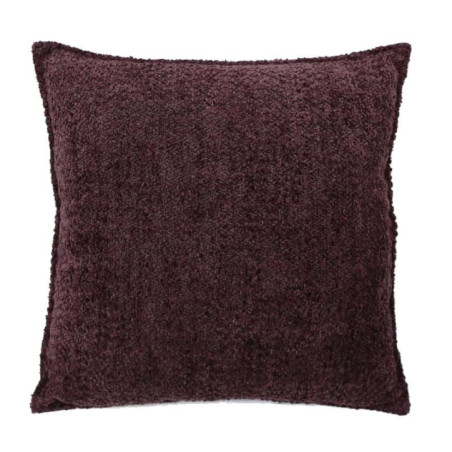 Coussin boucle violet
