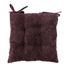 Galette de chaise boucle violet
