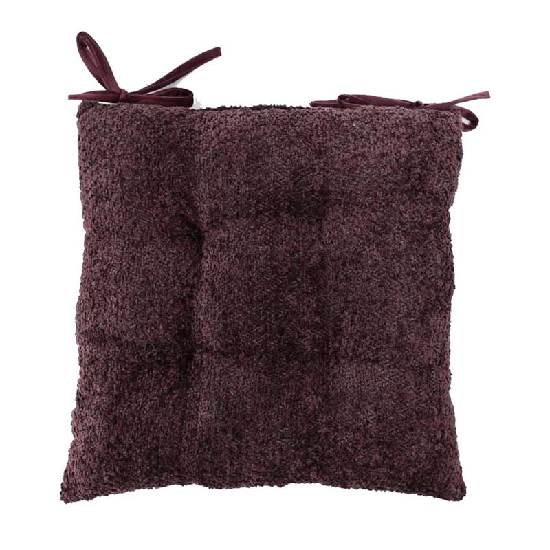 Galette de chaise boucle violet