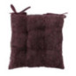 Galette de chaise boucle violet