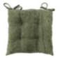 Galette de chaise boucle kaki
