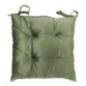 Galette de chaise boucle kaki