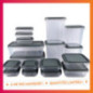 Lot de 17 boites alimentaires