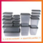 Lot de 17 boites alimentaires