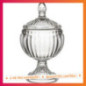 Bonbonniere ronde sur pied h15cm