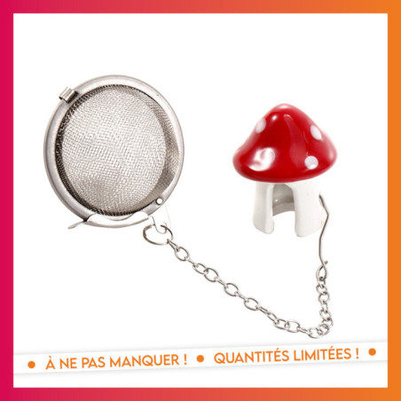 Boule a the figurine champignon