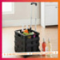 Caisse de rangement roulettes