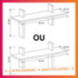Etagere effet manguier