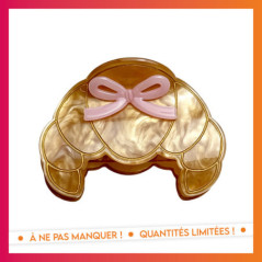 Pince cheveux croissant noeud