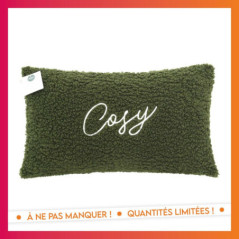 Coussin bouclette cosy